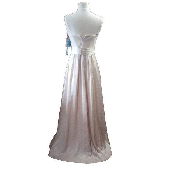 White By Vera Wang Dress Strapless W/Pockets Champagne Sz 2 Wedding Gown Prom - Picture 3 of 13